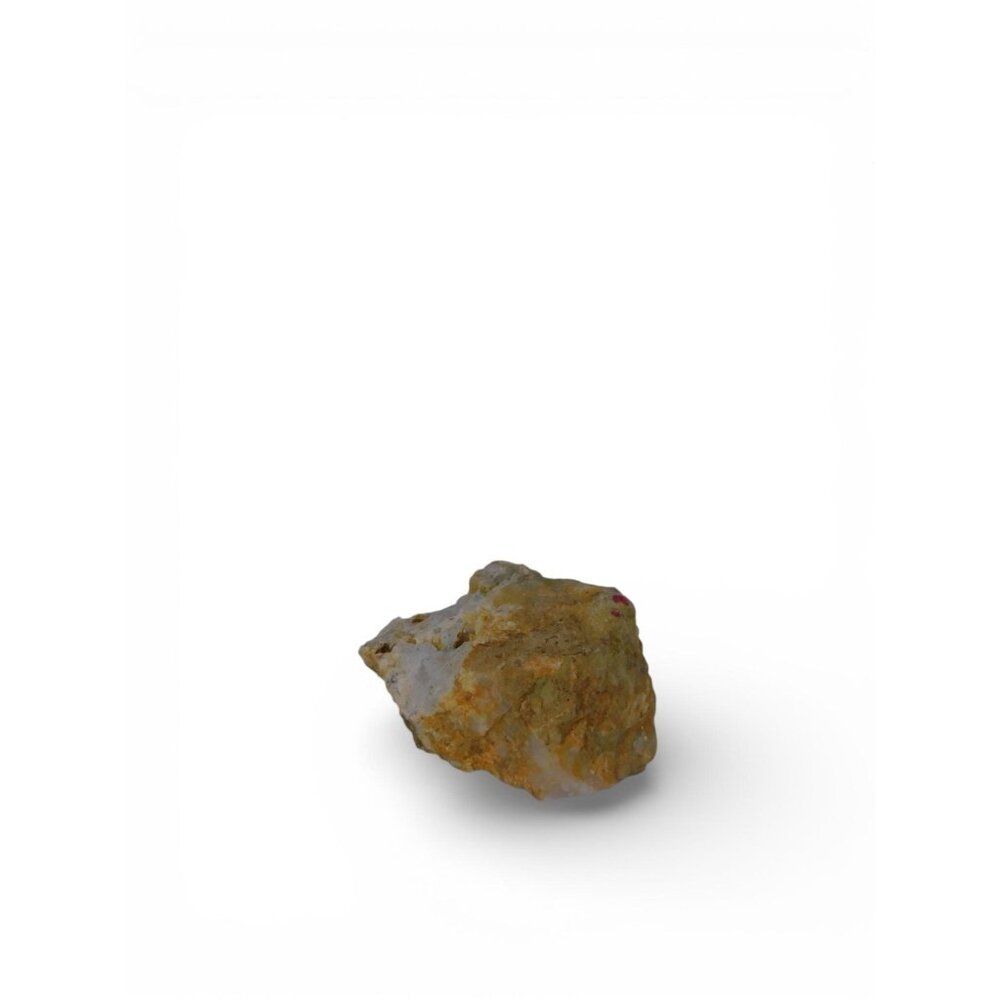 Small Raw Milky Quartz Stone Iron Staining Rough Crystal Chunk Altar Decor